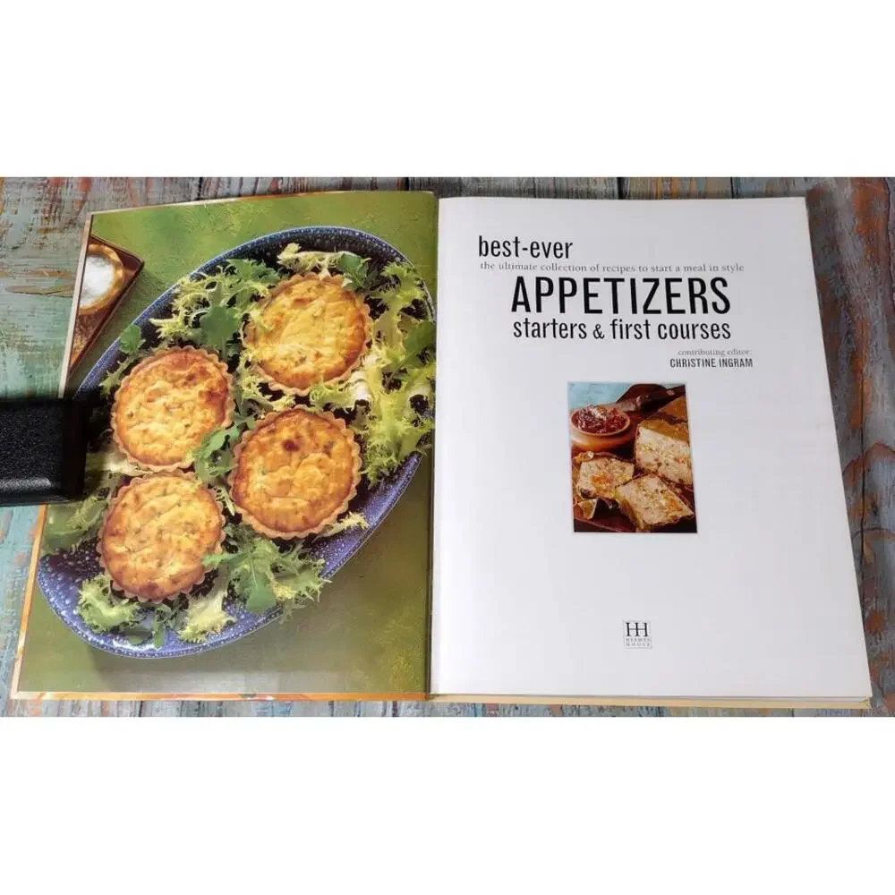 Best-Ever Appetizers:‎ Starters & First Courses Cookbook by Christine Ingram